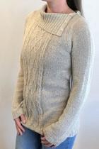  Loose-knit Oatmeal Sweater