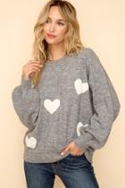  Heart Oversized Sweater