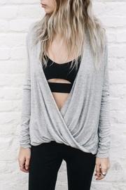  Crisscross Draped Top
