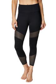  Mesh Detail Moto Legging
