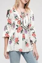  Show-love Floral Tunic