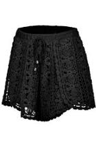  Lace Silhouette Shorts