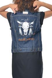  Embellished Jeans Vest