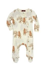  Footed Romper Elephant-wearing-a-tutu