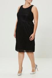 Pleated Jersey Shimmer Dress