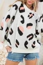  New-wave Leopard Sweater
