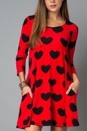  Heart Print Tunic