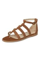  Contribution Tan Suede Sandal