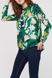  Botanical Print Blouse