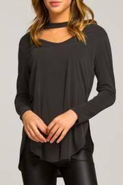  Long Sleeve Choker Neck