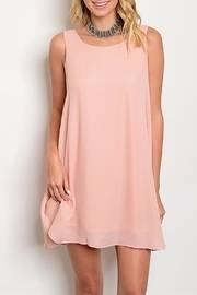  Nude Shift Dress