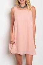  Nude Shift Dress