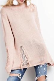 Lace Distressed Sweater