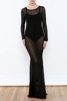  Mesh Long Dress