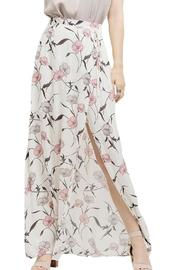  Floral Maxi Slit Skirt