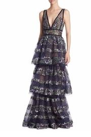  Plunging V Neckline Gown