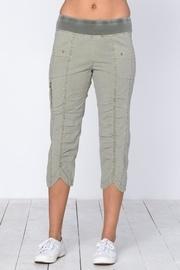  Poplin Ruched Crop