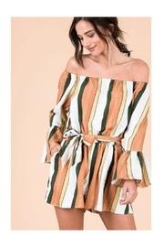  Multicolor Stripes Romper