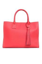  Coral Leather Bag