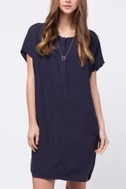  Linen Henley Dress