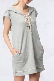 Grey Sweatshirt Dress