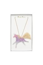  Unicorn Ombre Glitter Necklace