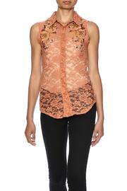  Lace Orange Top