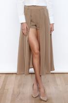  Skirt Overlay Shorts