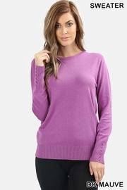  Button Detail Sweater