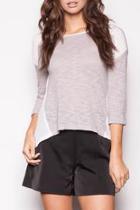  Moto Sleeve Top