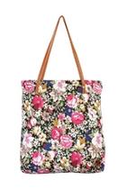  Floral Inclined Tote-bag
