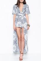  Paisley Shorts Dress