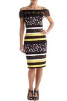 Striped Sheath Dress
