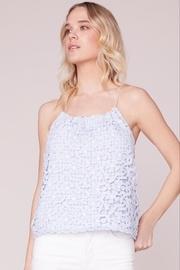 Gingham Lace Tank