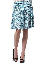 Patterned Ruched-waist Skirt