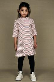  Stripe Rib Dress