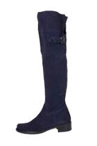  Over-the-knee, Navy, Flat