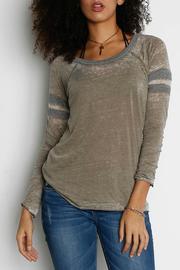  Burnout Football Raglan
