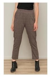  Brown Plaid Trousers