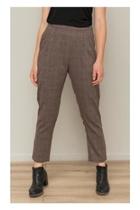 Brown Plaid Trousers