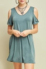  Teal Twist Tunic