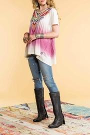  Embroidered Tunic Tee