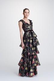  Metallic Tiered Gown