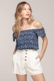  Off Shoulder Arrow Top