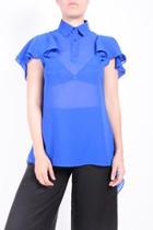  Blue Leaves Top