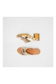  Metallic Leather Clogs