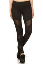  Mesh Panel Leggings