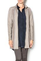 Zip Up Long Jacket