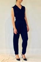  Navy Dressy Jumpsuit