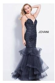 Charcoal Embellished Gown